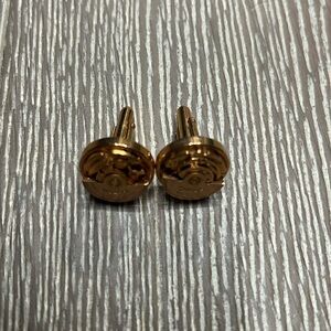 Unique Gold Watch Movement Cufflinks – Steampunk Style